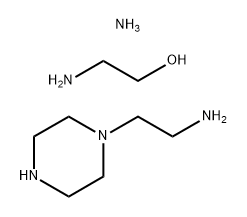 Ethanol, 2-amino-, reaction products with ammonia, 1-piperazineethanamine fraction 结构式