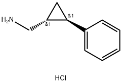 [(1R,2R)-2-Phenylcyclopropyl]methanamine hydrochloride 结构式