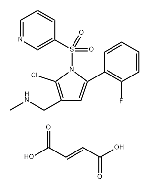 Vonoprazan-050-C4H4O4 化学構造式