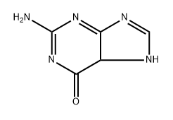6H-Purin-6-one,  2-amino-1,5-dihydro-,  radical  ion(1-)|