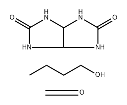 Formaldehyde, reaction products with Bu alc. and tetrahydroimidazo[4,5-d]imidazole-2,5(1H,3H)-dione Struktur