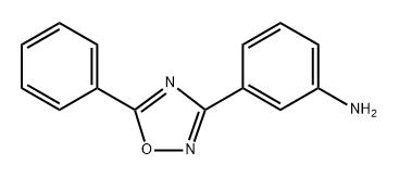 3-(5-Phenyl-1,2,4-oxadiazol-3-yl)aniline,929338-49-8,结构式