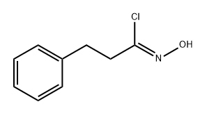 N-hydroxy-3-phenylpropanimidoyl chloride Structure
