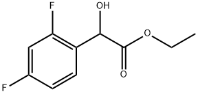 Benzeneacetic acid, 2,4-difluoro-α-hydroxy-, ethyl ester Structure