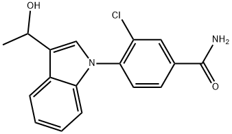 930572-07-9 3-Chloro-4-3-(1-hydroxyethyl)-1H-indol-1-ylbenzamide