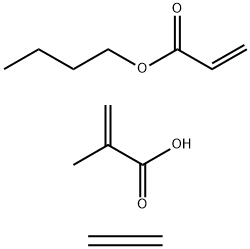 2-Methyl-2-propenoic acid polymer with butyl 2-propenoate and ethene, zinc salt,93094-94-1,结构式