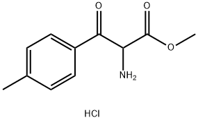 Phenylalanine, 4-methyl-β-oxo-, methyl ester, hydrochloride (1:1),93102-92-2,结构式