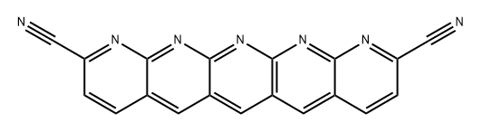 Dipyrido[2,3-b:3,2-i]anthyridine-2,10-dicarbonitrile,  radical  ion(1-) 化学構造式
