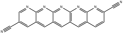 Dipyrido[2,3-b:3,2-i]anthyridine-2,9-dicarbonitrile,  radical  ion(1-) 化学構造式