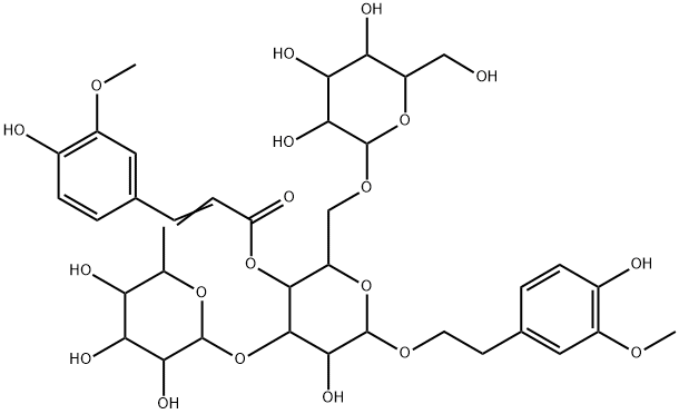 肉苁蓉苷B,93236-41-0,结构式