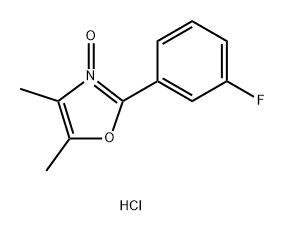 Oxazole, 2-(3-fluorophenyl)-4,5-dimethyl-, 3-oxide, hydrochloride (1:1)