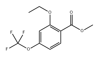 Methyl 2-ethoxy-4-(trifluoromethoxy)benzoate 化学構造式