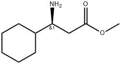 Cyclohexanepropanoic acid, β-amino-, methyl ester, (βS)- 化学構造式