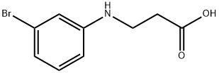 β-Alanine, N-(3-bromophenyl)-,933718-76-4,结构式