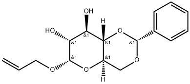 2-Propen-1-yl 4,6-O-benzylidene-α-D-Glucopyranoside Structure
