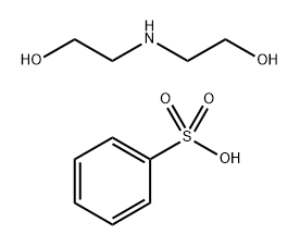 Benzenesulfonic acid, mono-C4-16-alkyl derivs., compds. with diethanolamine 结构式