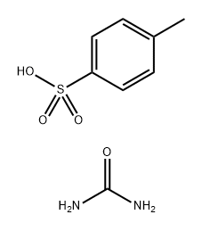 Benzenesulfonic acid, 4-methyl-, reaction products with urea 结构式