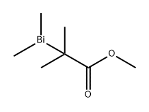 Propanoic acid, 2-(dimethylbismuthino)-2-methyl-, methyl ester