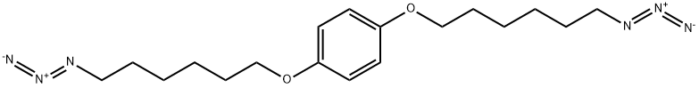 Benzene, 1,4-bis[(6-azidohexyl)oxy]- Structure