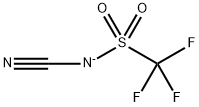Methanesulfonamide,  N-cyano-1,1,1-trifluoro-,  ion(1-) Structure