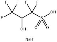 1-Propanesulfonic acid, 1,1,3,3,3-pentafluoro-2-hydroxy-, sodium salt (1:1) Struktur