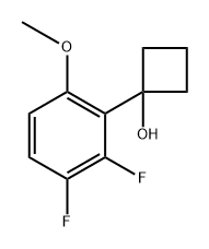1-(2,3-difluoro-6-methoxyphenyl)cyclobutanol Structure