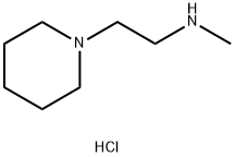 N-Methyl-2-(piperidin-1-yl)ethanamine hydrochloride 化学構造式