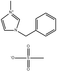 1-苄基-3-甲基咪唑甲磺酸盐, 936014-36-7, 结构式