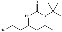 tert-Butyl (1-hydroxyhexan-3-yl)carbamate Struktur