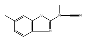 2-Benzothiazolecarbamonitrile,N,6-dimethyl-(7CI) 化学構造式