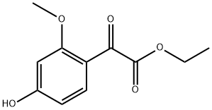 ethyl 2-(4-hydroxy-2-methoxyphenyl)-2-oxoacetate Struktur