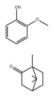 Bicyclo[2.2.1]heptan-2-one, 1,7,7-trimethyl-, reaction products with 2-methoxyphenol Structure