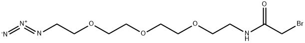 N-溴乙酰基-三聚乙二醇-叠氮,940005-81-2,结构式