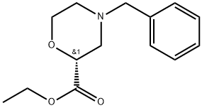 (R)-Ethyl 4-benzylmorpholine-2-carboxylate Structure