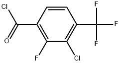 3-Chloro-2-fluoro-4-(trifluoromethyl)benzoyl chloride,942148-25-6,结构式