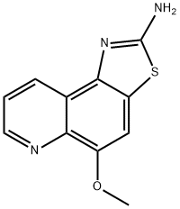 5-甲氧基噻唑并[4,5-F]喹啉-2-胺 结构式