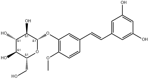 Rhapontigenin 3'-O-glucoside