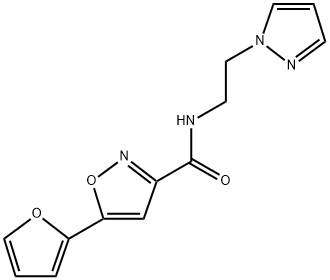 943820-93-7 N-(2-(1H-吡唑-1-基)乙基)-5-(呋喃-2-基)异恶唑-3-甲酰胺