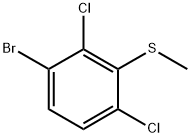 (3-Bromo-2,6-dichlorophenyl)(methyl)sulfane 结构式
