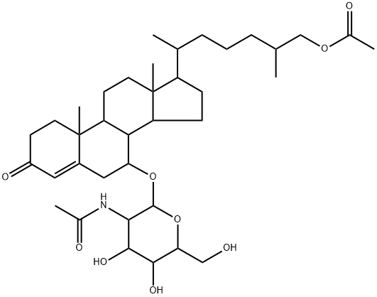 pavoninin 1 Struktur