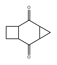 syn-Tricyclo[6.1.0.03,6]decane-3,7-dione Structure