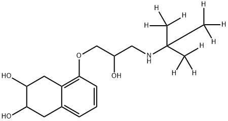 Nadolol D9 Structure