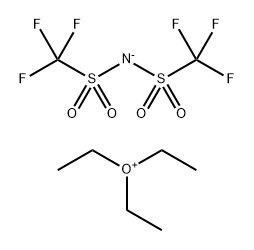 Oxonium, triethyl-, salt with 1,1,1-trifluoro-N-[(trifluoromethyl)sulfonyl]methanesulfonamide (1:1),945614-34-6,结构式