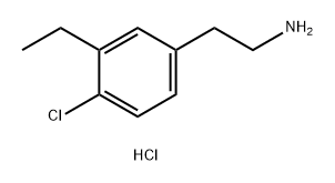 BenzeneethanaMine, 4-chloro-3-ethyl-, hydrochloride (1:1),945717-05-5,结构式