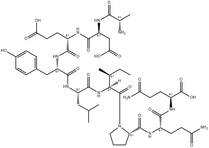 L-Glutamine, L-alanyl-L-α-aspartyl-L-α-glutamyl-L-tyrosyl-L-leucyl-L-isoleucyl-L-prolyl-L-glutaminyl-|