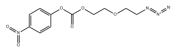 叠氮-二聚乙二醇-4-碳酸硝基苯酯,945864-35-7,结构式