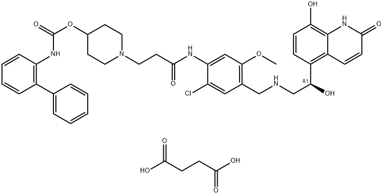 Batefenterol Succinate Struktur