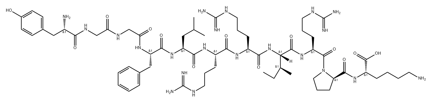 dynorphin (1-11), Pro(10)-,94596-26-6,结构式