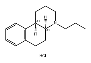 rel-1,2,3,4,4aα*,5,6,10bα*-オクタヒドロ-4-プロピルベンゾ[f]キノリン·塩酸塩 化学構造式