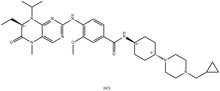 Volasertib trihydrochloride Struktur